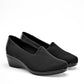 Zapato De Plataforma Flexi Mujer 45238 Negro Plataforma 5 Cm
