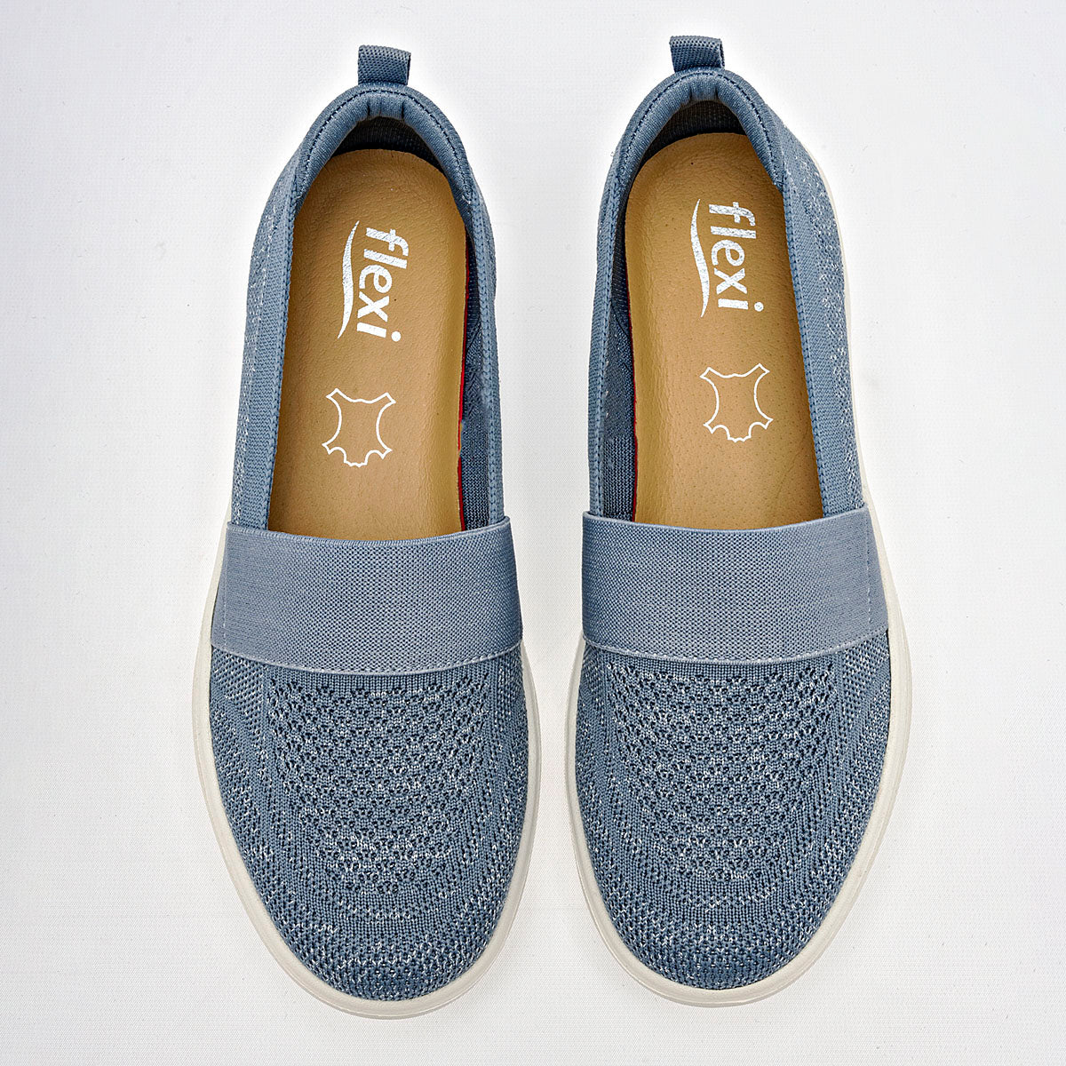 ZAPATO CASUAL MUJER FLEXI 104932 AZUL