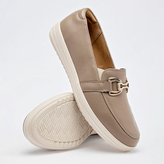 Zapato Casual Piel Flexi Mujer 109411 Beige