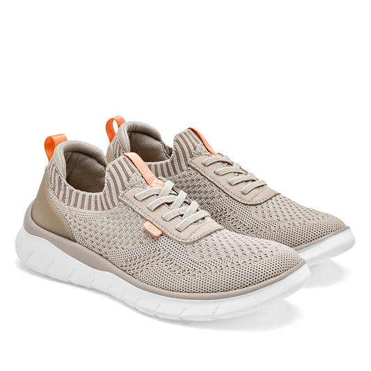 TENIS URBANO MUJER FLEXI 125616 BEIGE
