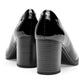 Zapatilla Casual Flexi Mujer 133905 Negro Tacon 7 Cm