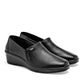 Zapato Plataforma Piel Flexi 136707 Negro Plataforma 4 Cm