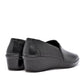 Zapato Plataforma Piel Flexi 136707 Negro Plataforma 4 Cm