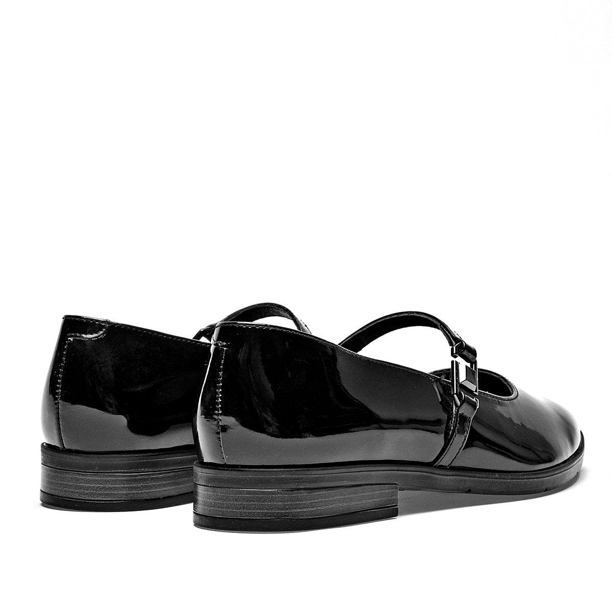 ZAPATO CASUAL MUJER FLEXI 137201 NEGRO CHAROL