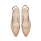 Zapatilla Casual Flexi Mujer 137503 Beige Tacon 6 Cm