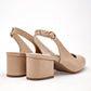 Zapatilla Casual Flexi Mujer 137503 Beige Tacon 6 Cm