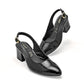 Zapatilla Casual Flexi Mujer 137503 Negro Tacon 6 Cm