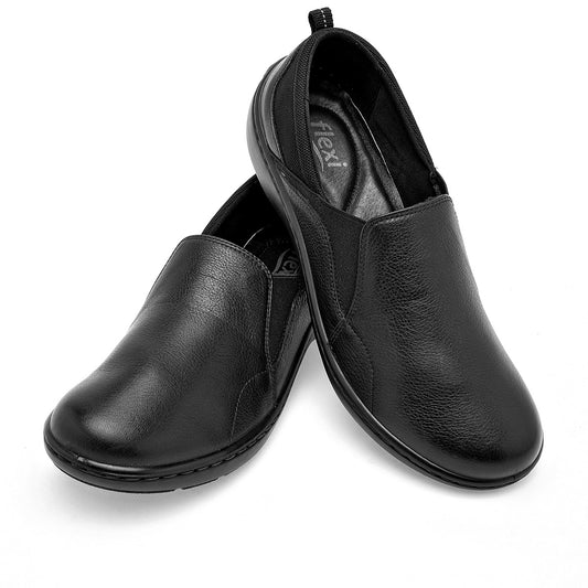 Zapato Confort Piel Flexi Mujer 138104 Negro