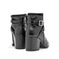 Bota Vaquera Adriano Borzani Mujer 99 Negro Tacon 7 Cm