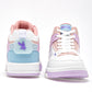 TENIS URBANO MUJER AMERICAN FIRE 7146 BLANCO ROSA LILA