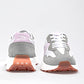 TENIS URBANO MUJER APOORT A5024 BLANCO GRIS LILA