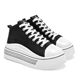 Tenis Chunki Clasben Mujer Urss Negro Plataforma 6 Cm