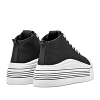 Tenis Chunki Clasben Mujer Urss Negro Plataforma 6 Cm