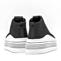 Tenis Chunki Clasben Mujer Urss Negro Plataforma 6 Cm