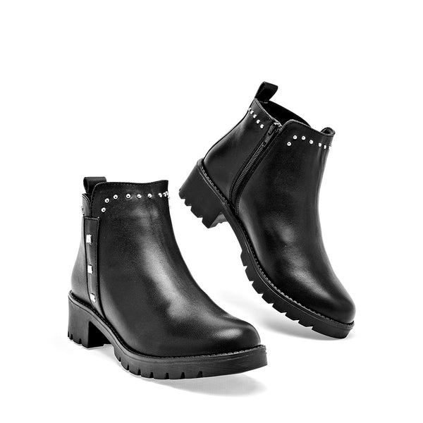     Botin Casual D. K. Ch. Mujer Salome62 Negro Tacon 4 Cm