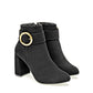 Botin Damita Mujer 108062 Negro Tacon 9 Cm Tubo 11 Cm