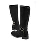      Bota Larga Etnia Para Mujer Color Negro Tubo 35 Cm