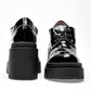 Botin Casual Charol Jacky Hilton Mujer 121 Negro Tacon 8 Cm