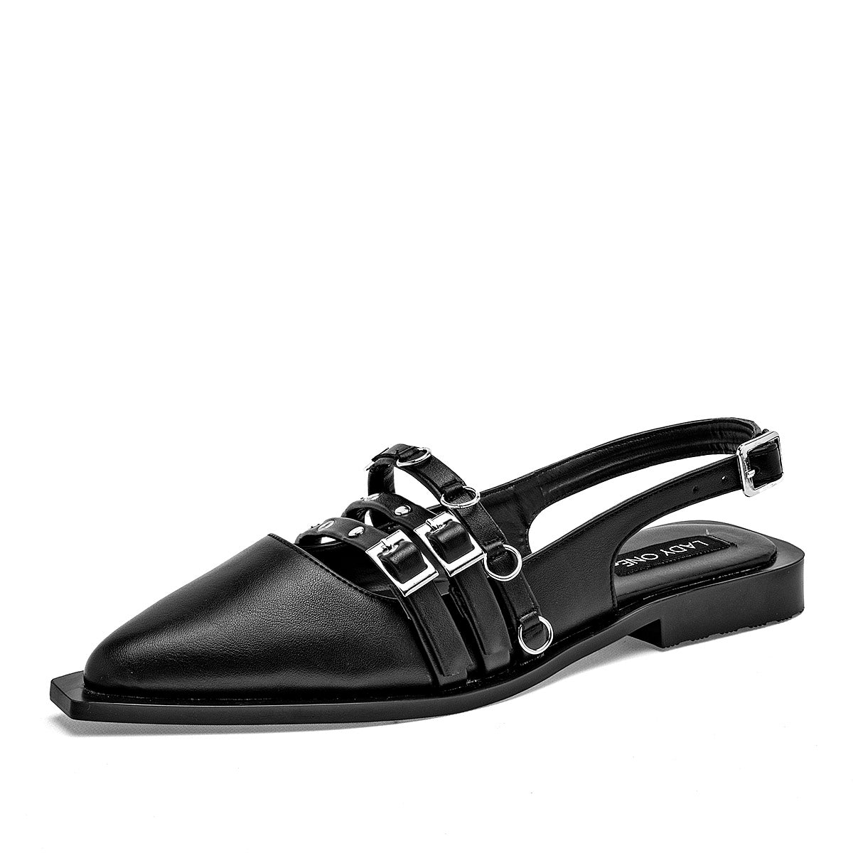 Flats Casual Lady One Mujer Va701 Negro