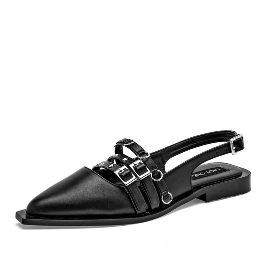 Flats Casual Lady One Mujer Va701 Negro