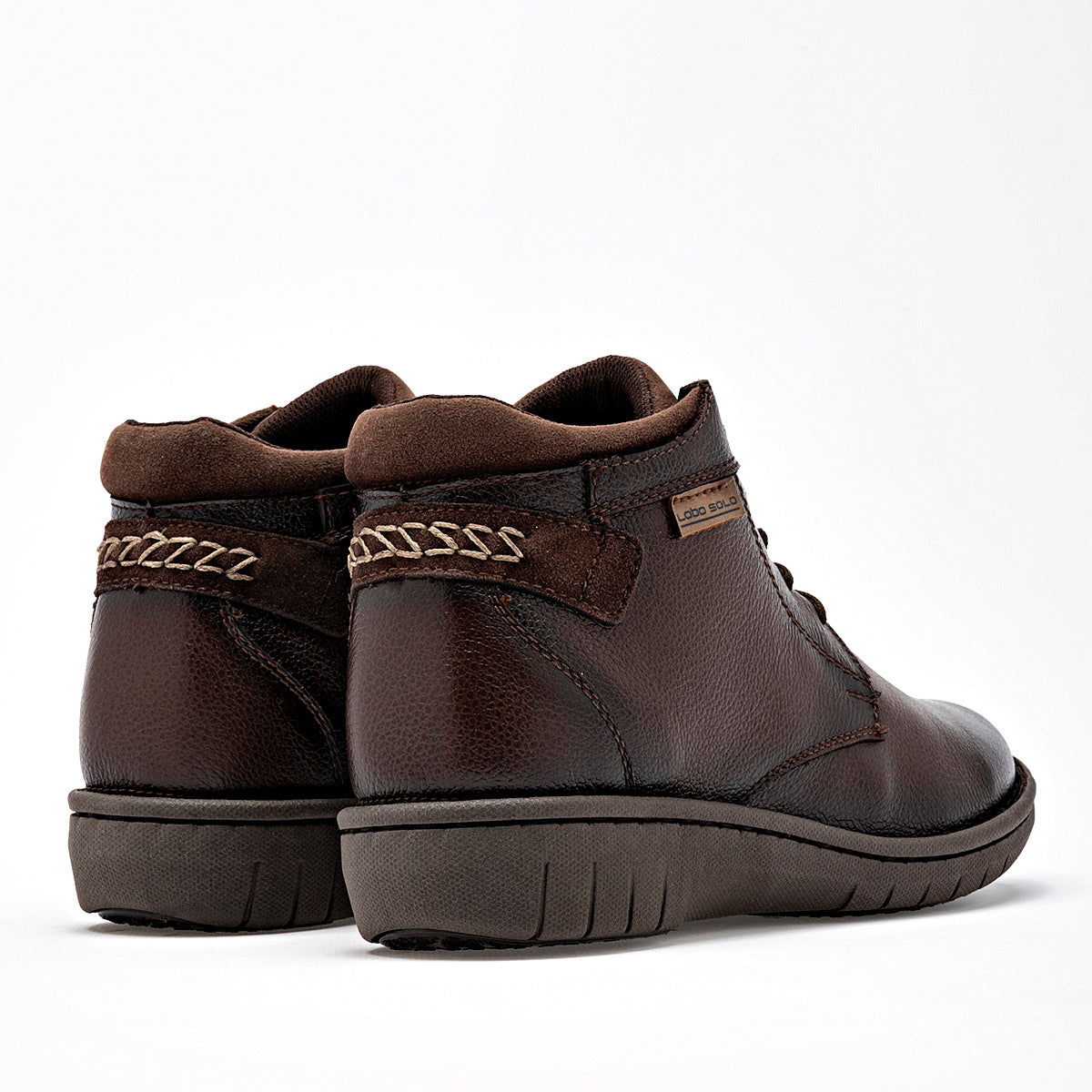 Botin Casual Piel Lobo Solo Mujer 5862b Cafe