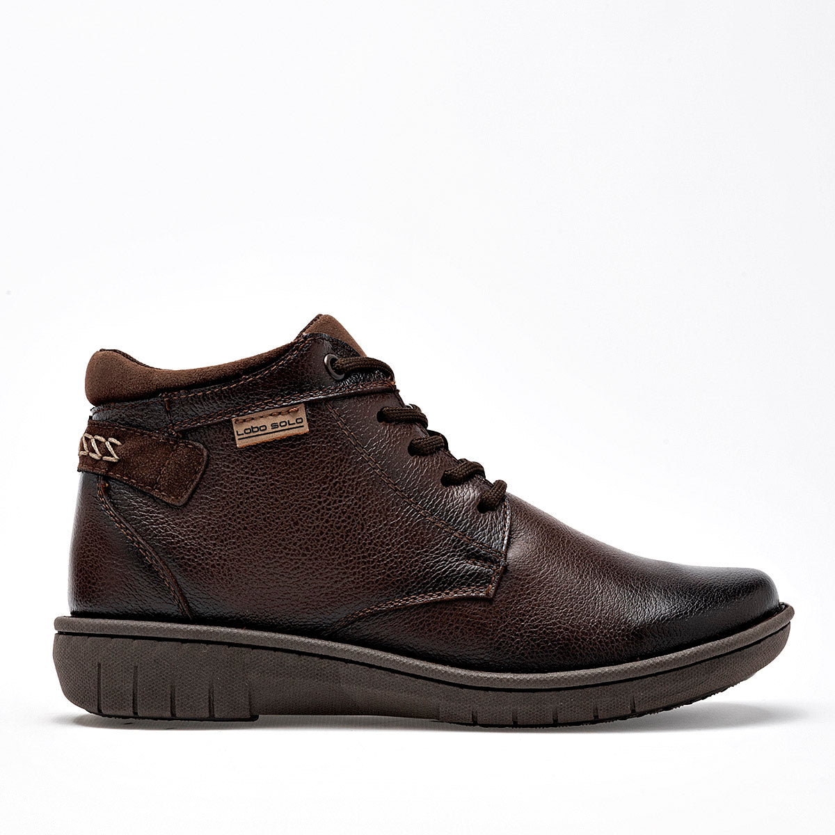 Botin Casual Piel Lobo Solo Mujer 5862b Cafe