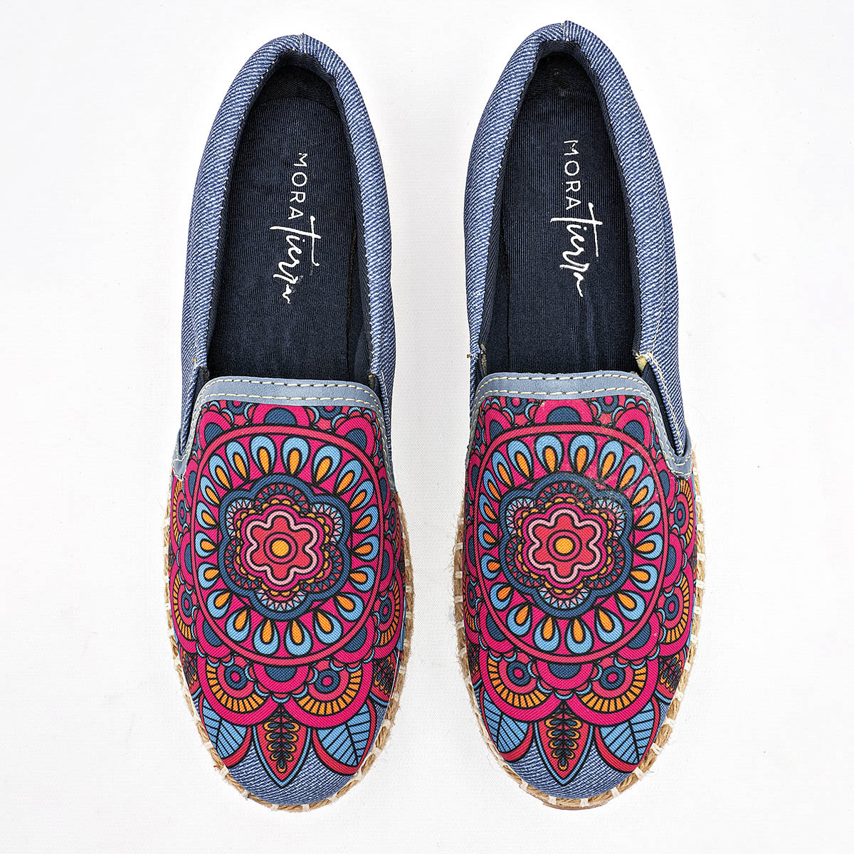 SANDALIA MUJER MORA TIERRA TEYSI MEZCLILLA MULTICOLOR