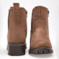 Bota Casual Moramora Mujer Aline Cafe Tacon 4 Cm