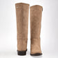 Bota Larga Moramora Para Mujer 1361709 Beige Tubo 36 Cm
