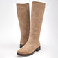      Bota Larga Moramora Para Mujer 1361709 Beige Tubo 36 Cm