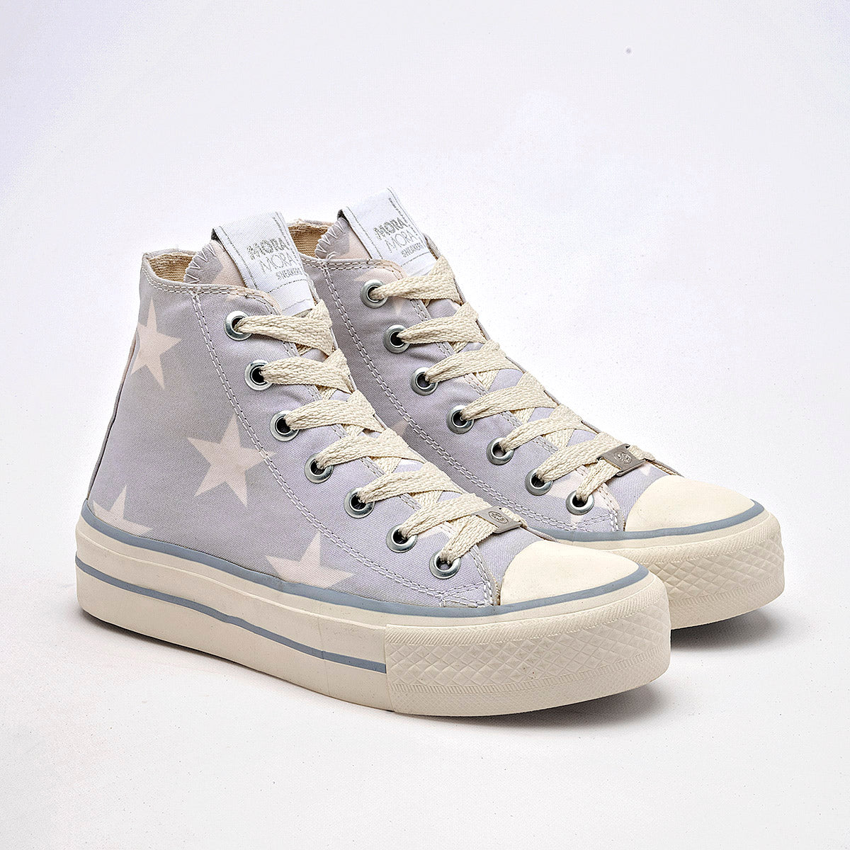 TENIS URBANO MUJER MORAMORA CLIO GRIS LATTE