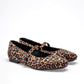 Flats Animal Print Casuales Moramora Mujer Samia Cafe Negro