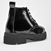 Botin Casual Queen Mujer 50255 Negro Tubo 12 Cm