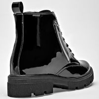 Botin Casual Queen Mujer 50255 Negro Tubo 12 Cm