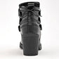 Botin Casual Queen Mujer 50256 Negro Tacon 7 Cm Tubo 9 Cm