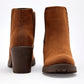 Botin Casual Queen Mujer 502515 Camel Tacon 7 Cm Tubo 10 Cm