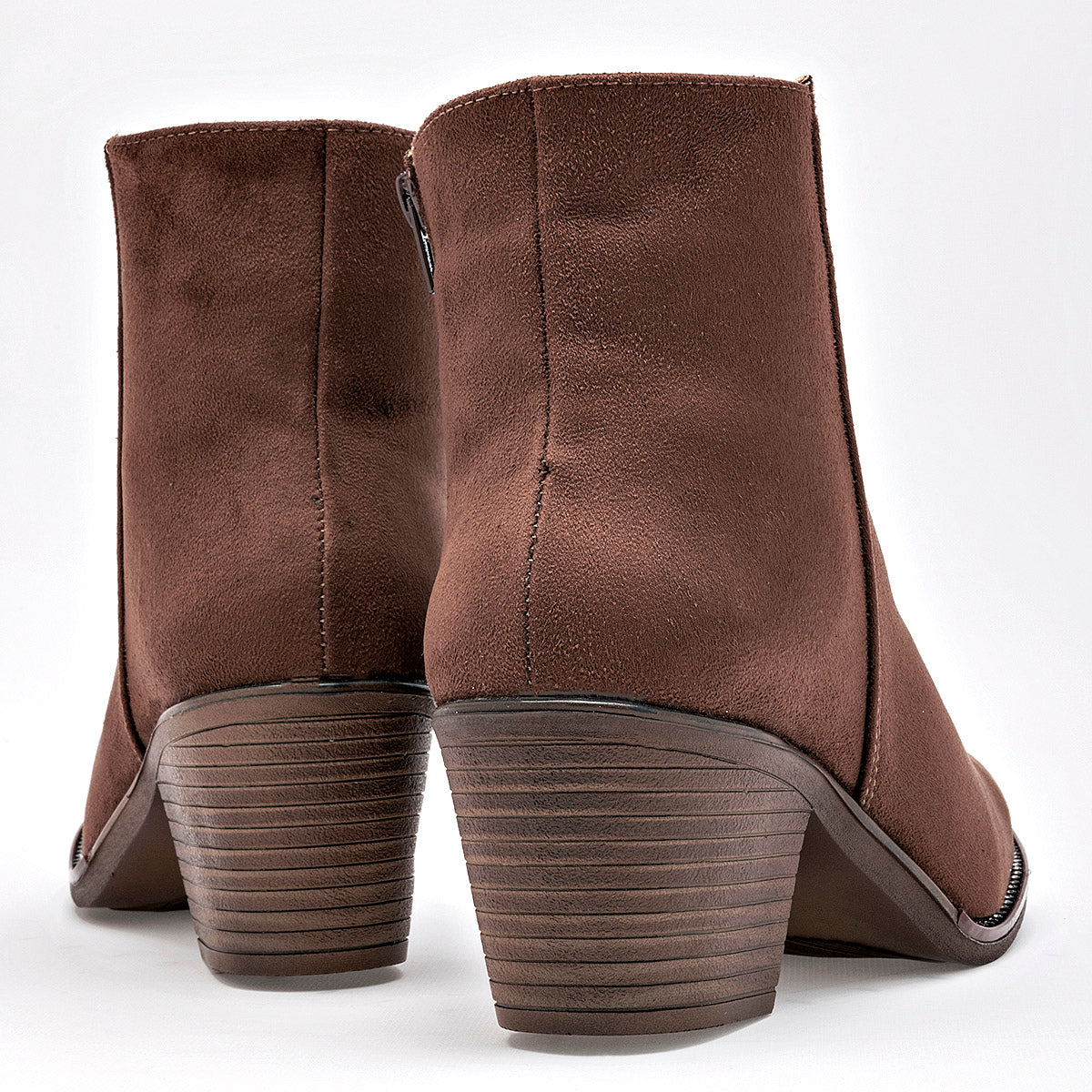 Bota Casual Suhey Mujer 5684 Cafe Tacon 6 Cm Tubo 12 Cm