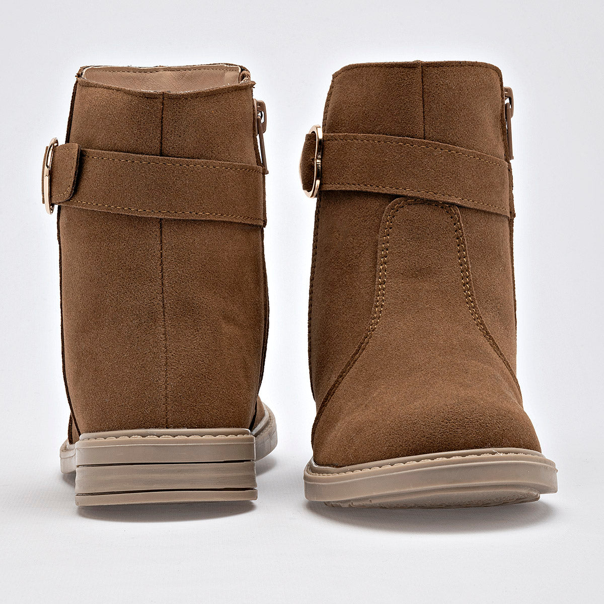 Botin Casual Yondeer Mujer 28016 Camel Tubo 12 Cm