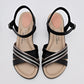 Sandalia De Tiras Modare Mujer 719010223 Negro Plataforma 4 cm