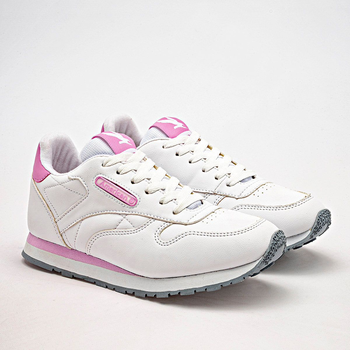 TENIS URBANO MUJER AMERICAN FIRE 7137 BLANCO ROSA