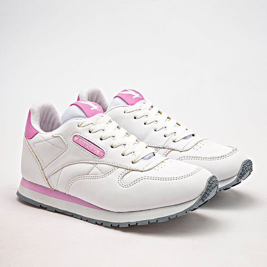 TENIS URBANO MUJER AMERICAN FIRE 7137 BLANCO ROSA