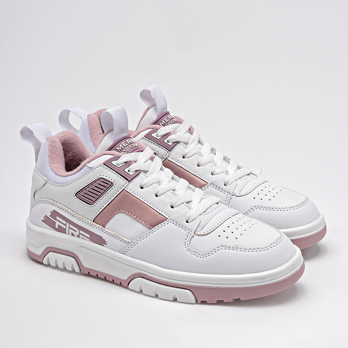 TENIS URBANO MUJER AMERICAN FIRE 7144 BLANCO ORO ROSA