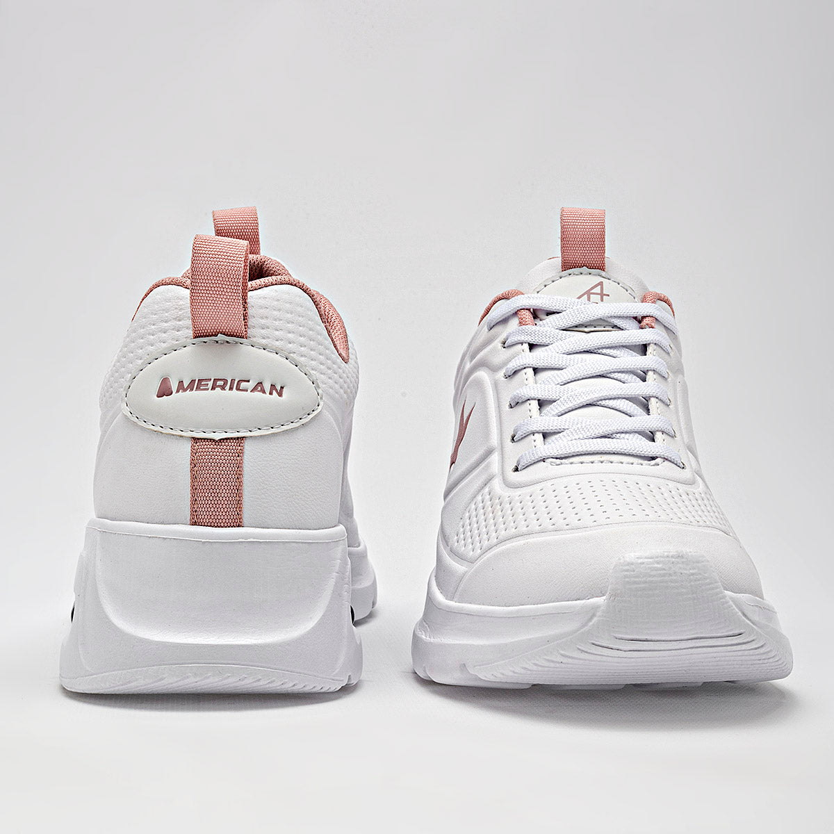 TENIS DEPORTIVO MUJER AMERICAN FIRE A96 BLANCO MAQUILLAJE