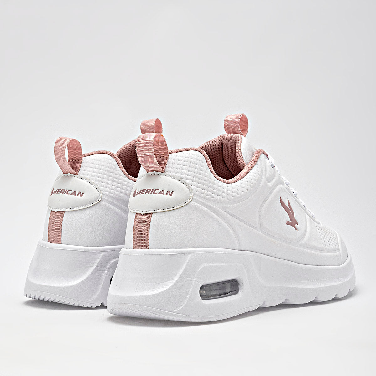 TENIS DEPORTIVO MUJER AMERICAN FIRE A96 BLANCO MAQUILLAJE