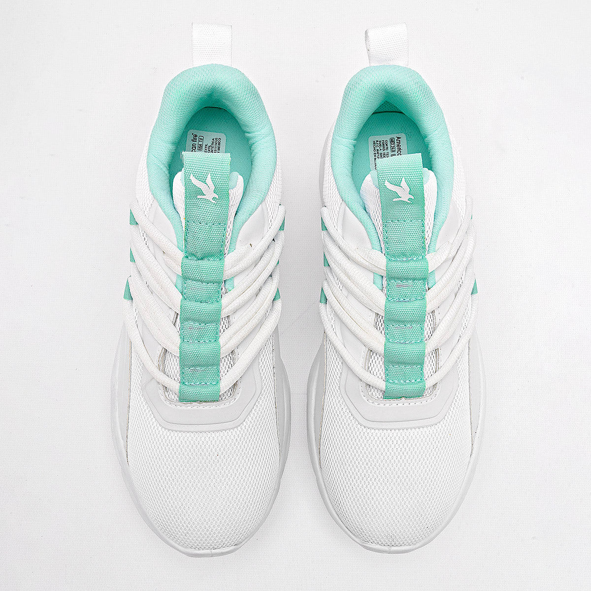 TENIS DEPORTIVO MUJER AMERICAN FIRE A97 BLANCO VERDE
