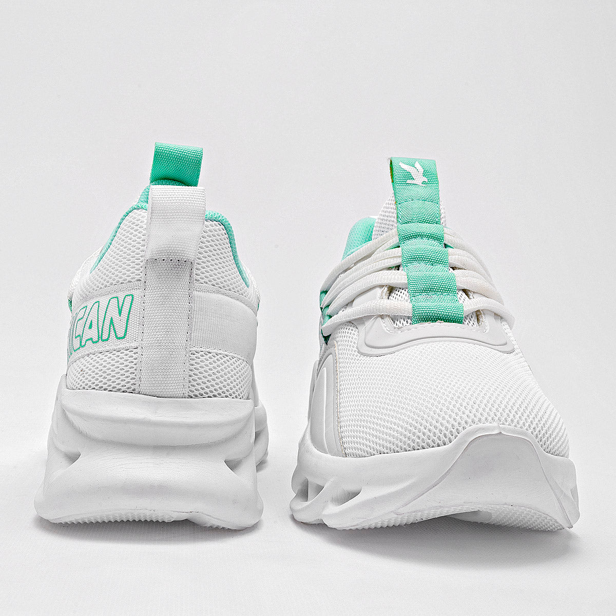 TENIS DEPORTIVO MUJER AMERICAN FIRE A97 BLANCO VERDE