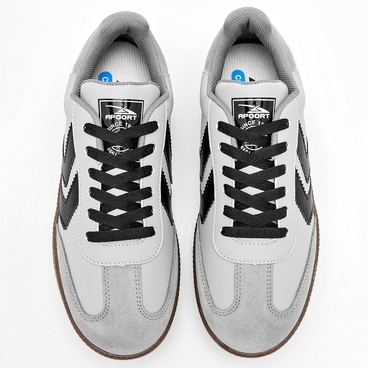 TENIS URBANO HOMBRE APOORT A010 GRIS NEGRO