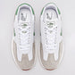 TENIS URBANO MUJER APOORT A5027 BLANCO BEIGE VERDE