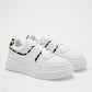 TENIS URBANO MUJER APOORT C143 BLANCO BEIGE