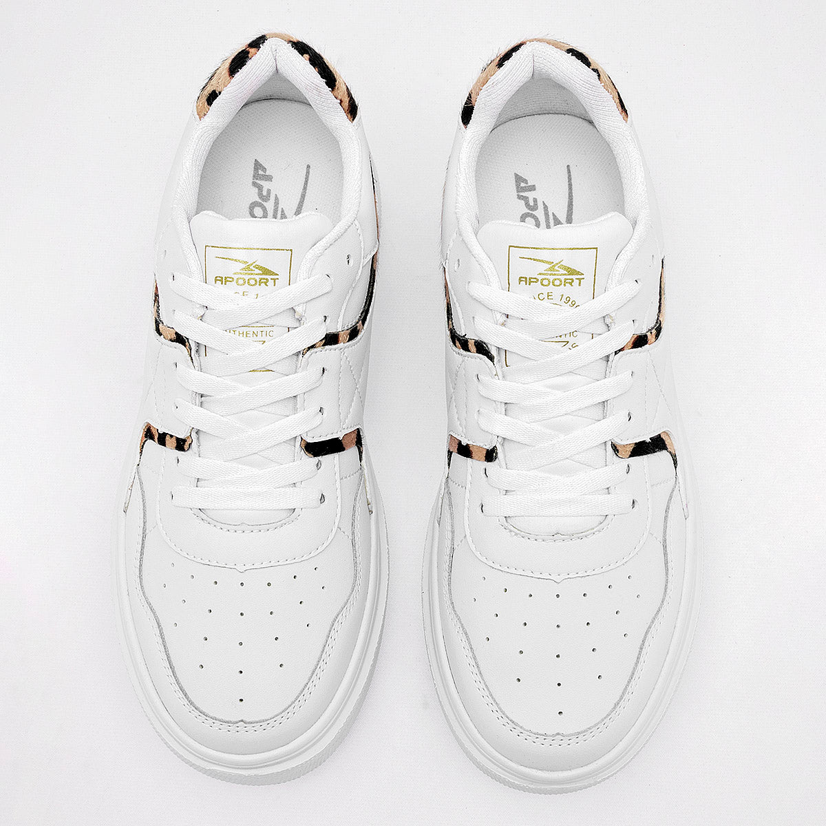 TENIS URBANO MUJER APOORT C143 BLANCO BEIGE